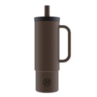 24Bottles Termosmugg Straw Cup Brun 1
