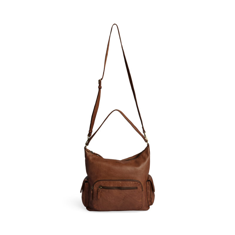 Aura Skuldertaske Cyra Cognac 5