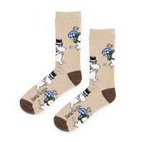 Nordic Buddies Herrstrumpor Mumin Beige