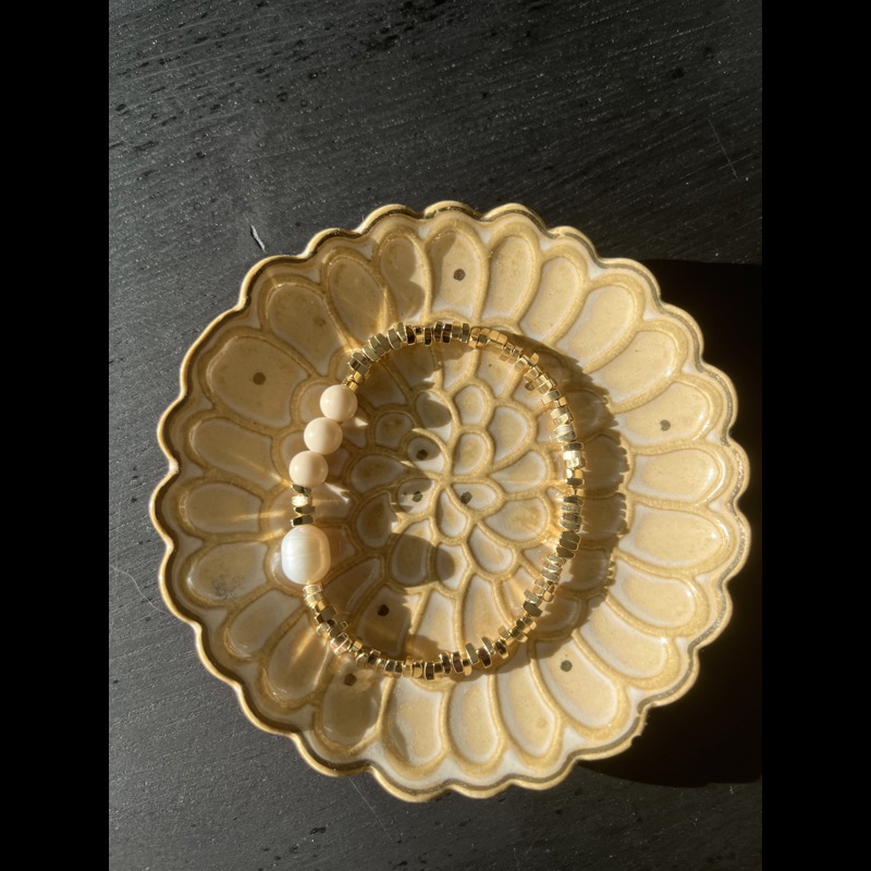 Conmé Armbånd Frida Pearl Creme 3