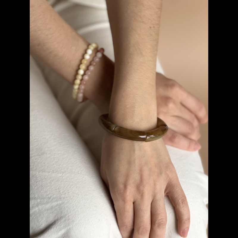 Conmé Armbånd Puzzle Caramel 2