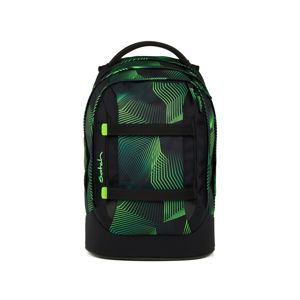 Satch Skolväska Pack Seismic Green Grönt mönster