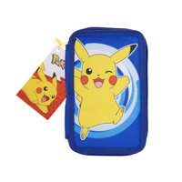 Pokèmon Penalhus med fyld Blå/gul 1