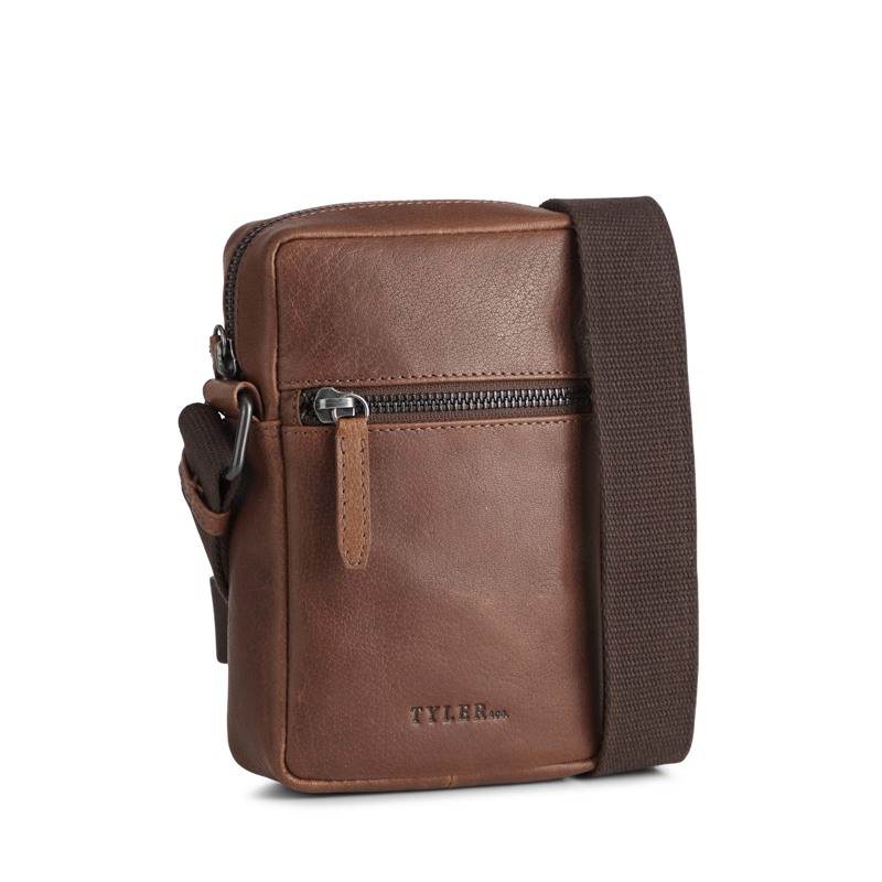 Tyler & Co Crossbody Kent Mobile Phone Ba Cognac 5