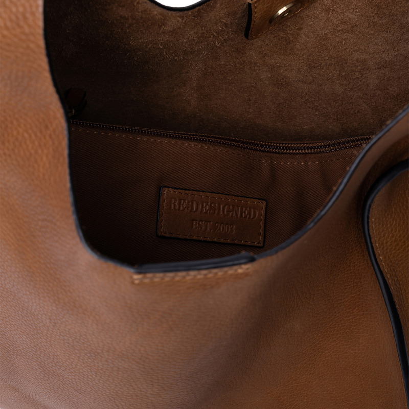 RE:DESIGNED Axelväska Siv Small M. Brun 5