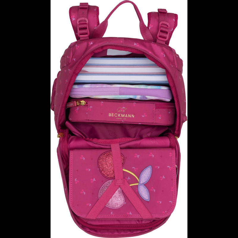 Beckmann Skoletaske Active Air Cherry Pink 6