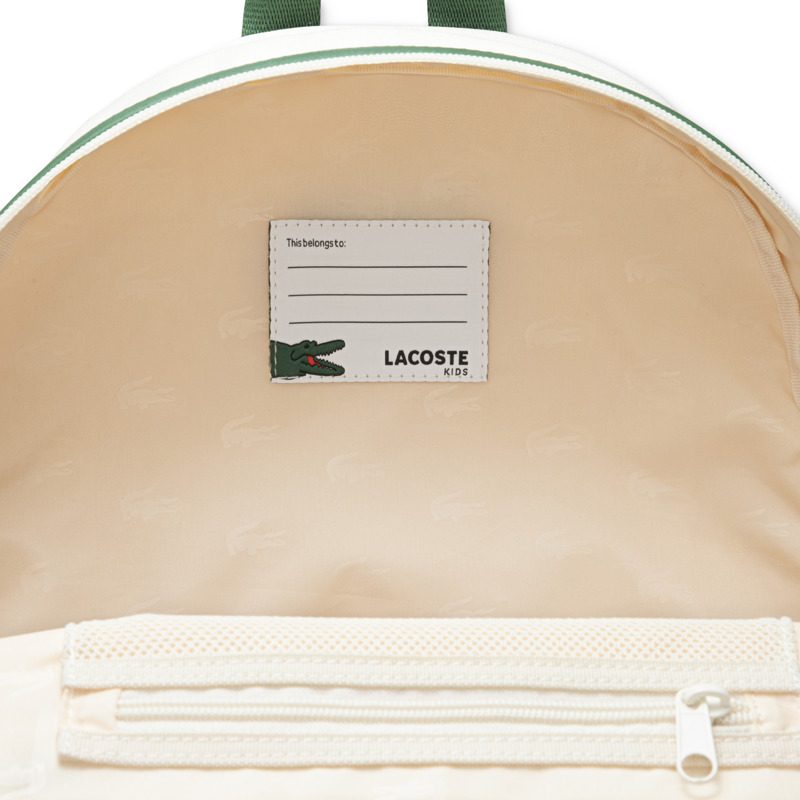 Lacoste Ryggsäck Varsity Vit/grön 6