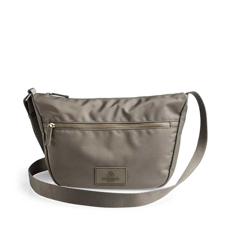 MARKBERG Crossbody Monombg Gråbrun 1