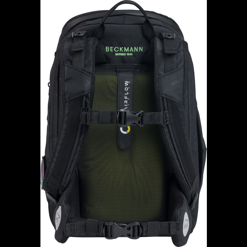 Beckmann Skoletaske Active Air Pixel Sort/Sort 5