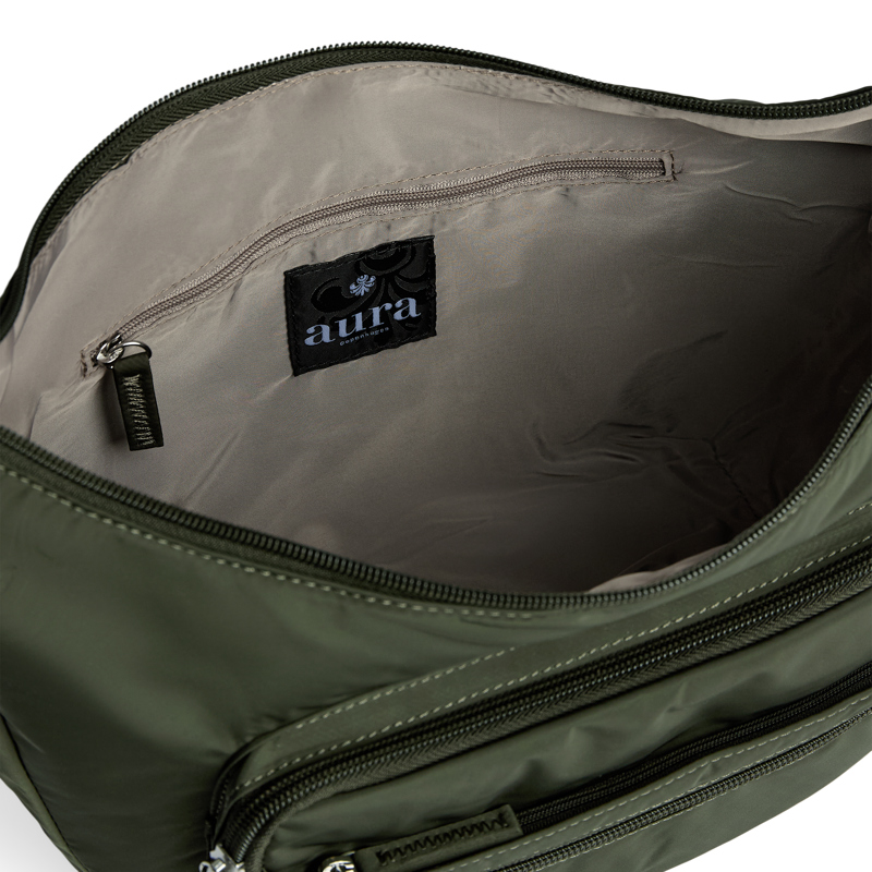 Aura Crossbody Catania Recycled Mörkgrön 5