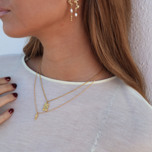 Winther Studio Halsband Heart Helios Guld alt image