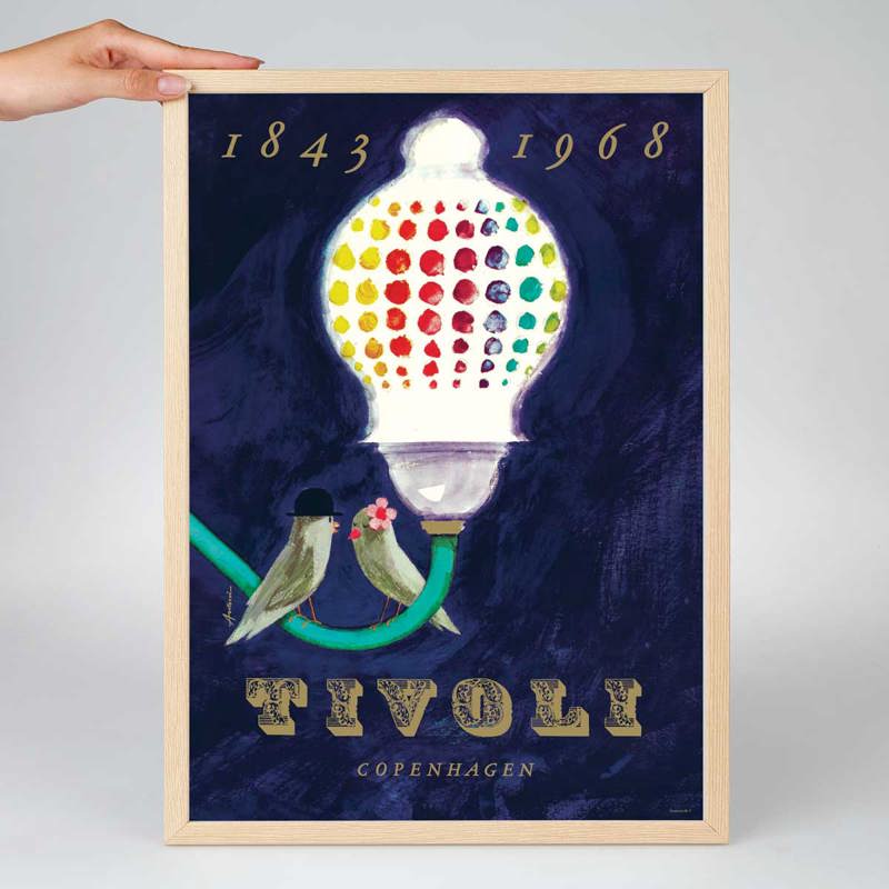 Antoni Legacy Plakat Tivoli Blå 70x50 cm
