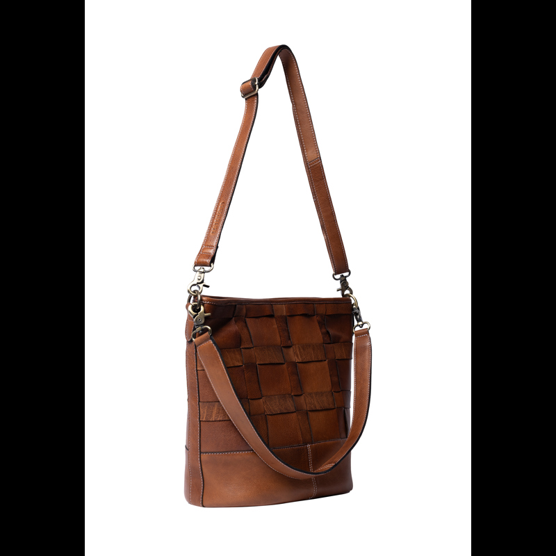 RE:DESIGNED Skuldertaske Noor Big Brun 7