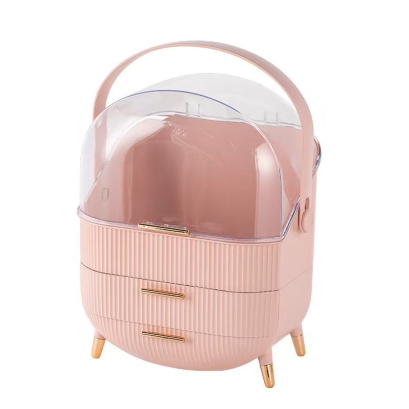 UNIQ Organizer makeup boks retro Lyserød 7