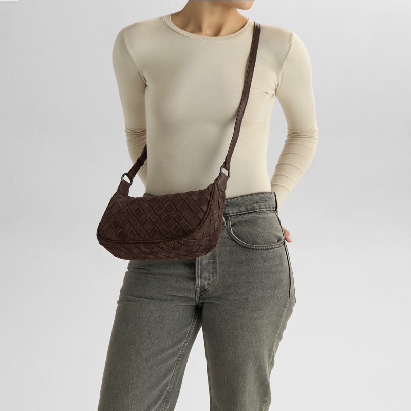 MARKBERG Crossbody Mini Musembg Weave M. Brun 2