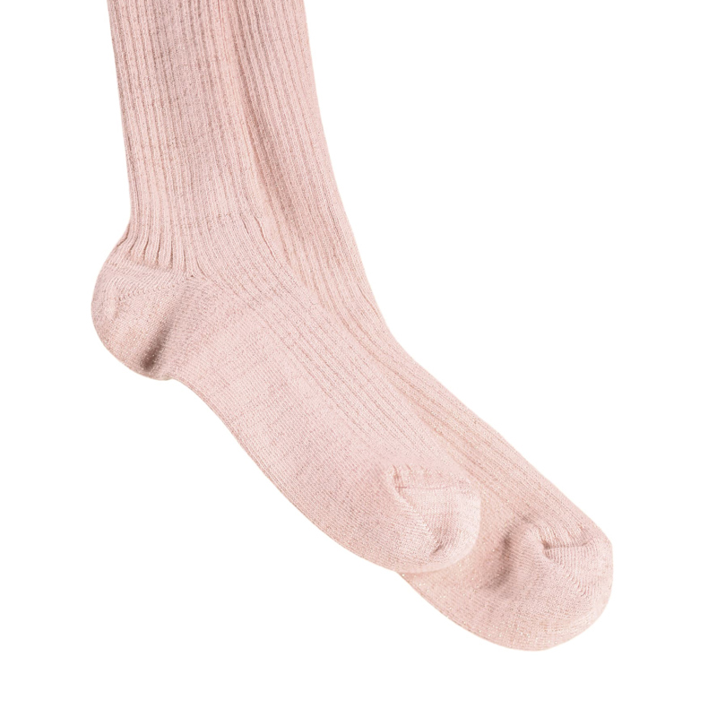 Molo Strumpbyxor Glitter Rib Rosa Str. 98-104 3