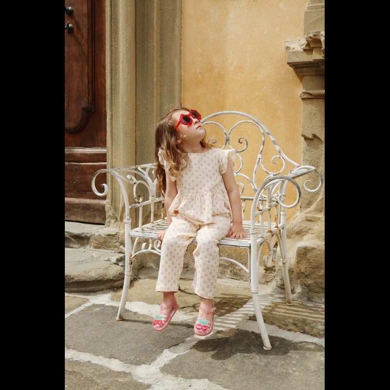 Konges Sløjd Solbrille Junior Flower Rød 7