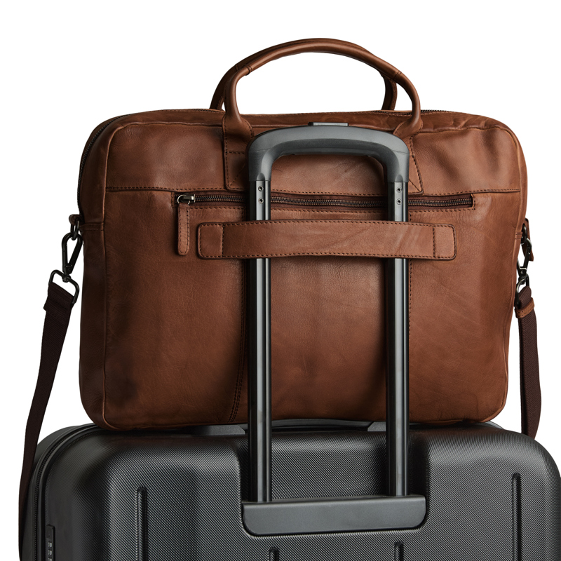 Tyler & Co Computertaske Cosmo Cognac 14" 3