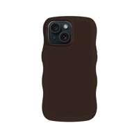 Holdit Mobilcover Wavy Brun iPhone 13/14/15 1