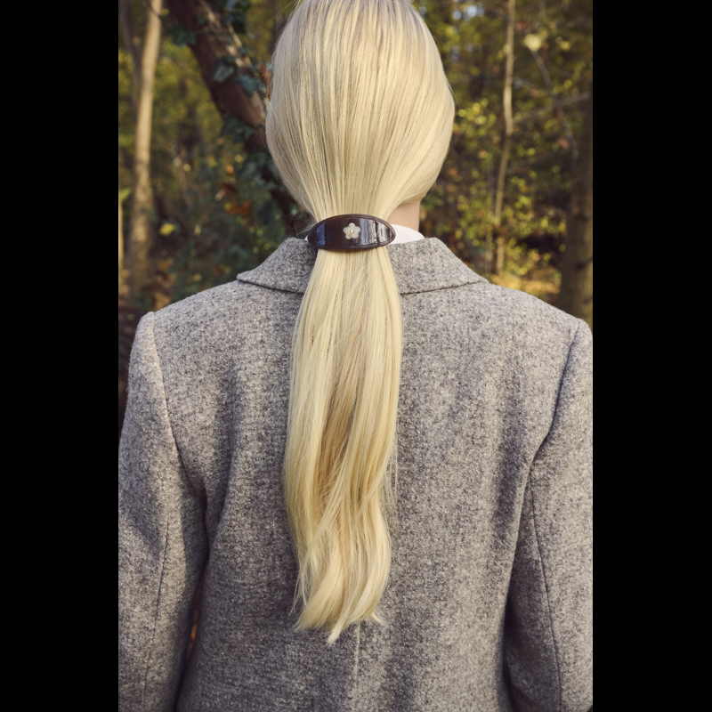 Maanesten Hårklämma Bloom Brun 2