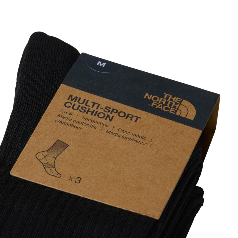 The North Face Strumpor Multi Sport 3-pack Svart Str. 41-43 4