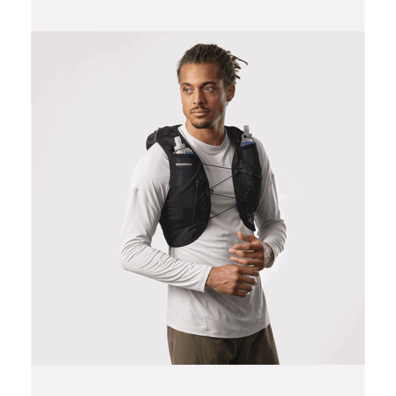Salomon Löparväst Active Skin 12 Svart Str L 2