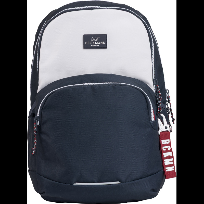Beckmann Skoletaske Sport Jr Navy White Blå/hvid 1