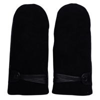 RE:DESIGNED Damhandske Lina Mitten Svart Str S 1