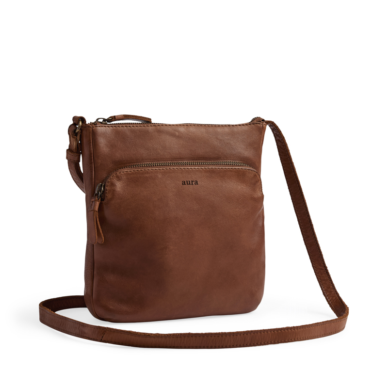 Aura Crossbody Palawan  Cognac 1