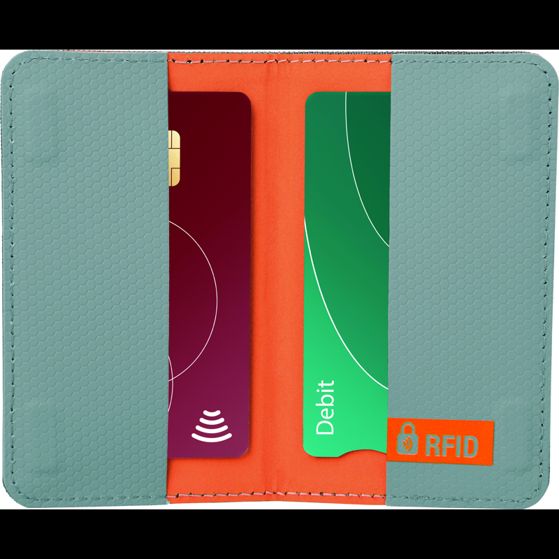 Go Travel Korthållare/Plånbok RFID Grå 6