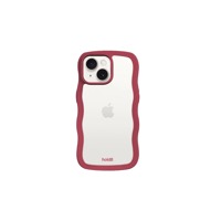 Holdit Mobilcover Wavy Rød/Hvid iPhone 13/14/15 1