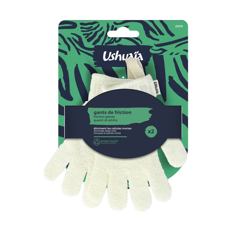 Ushuaia Exfolierande handskar 2 st Vit 3