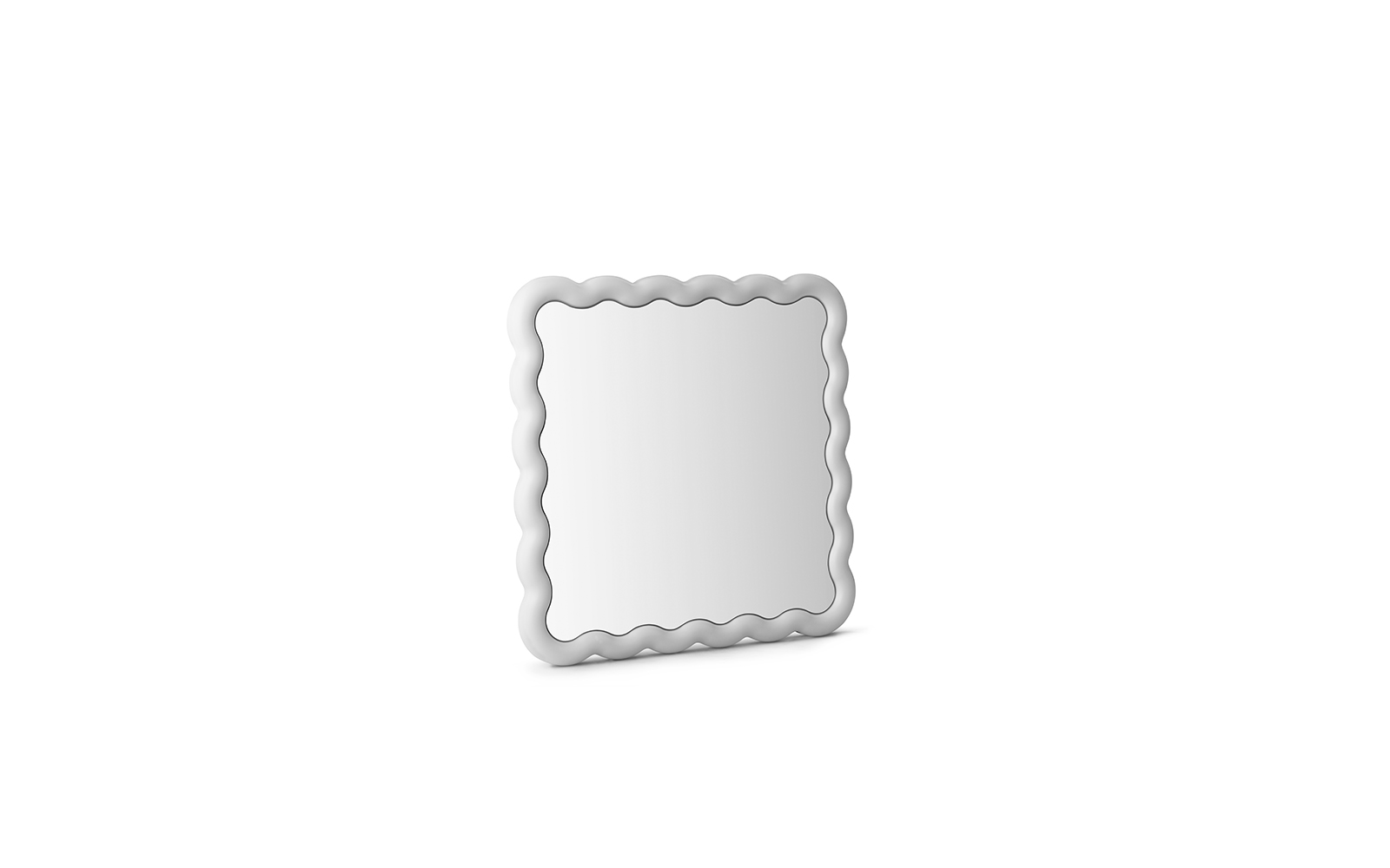 Illu Mirror 80 x 80 cm White by Normann Copenhagen