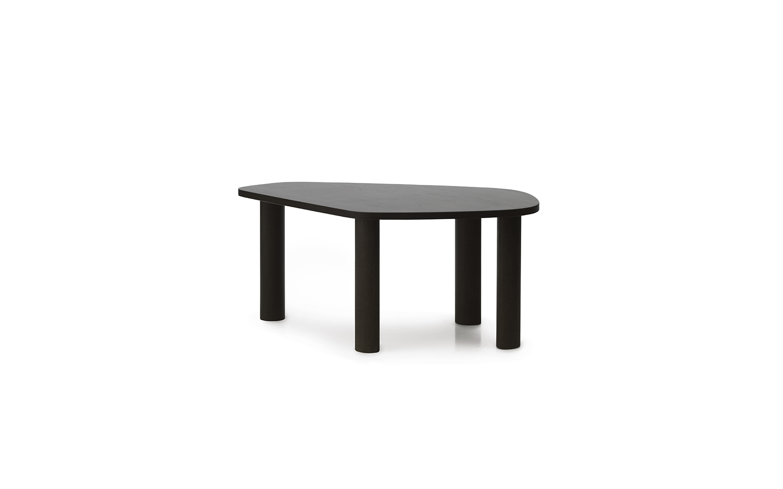 Sculp Coffee Table Large Brown Stained Ash | Normann Copenhagen