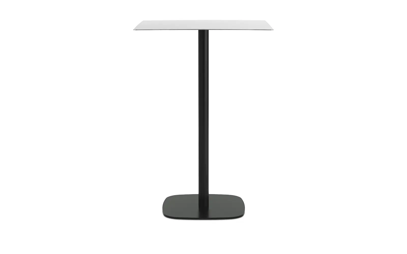 Form Cafétisch H104,5 70x70 cm Stahl