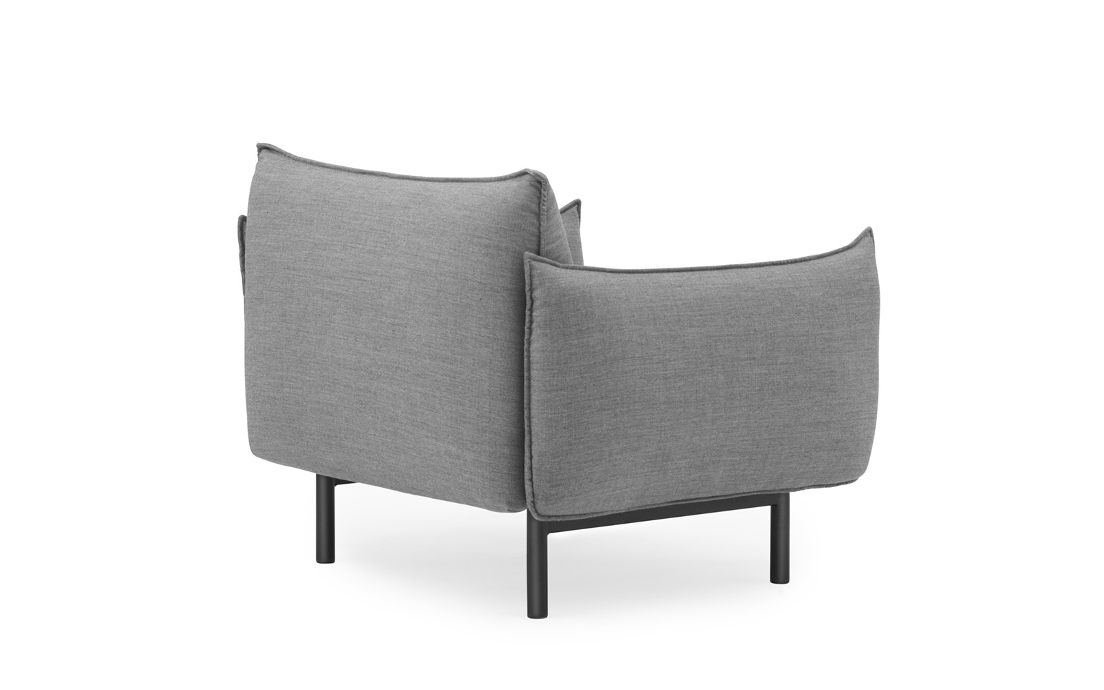 Ark Armchair Black Steel Canvas by Normann Copenhagen, image 4