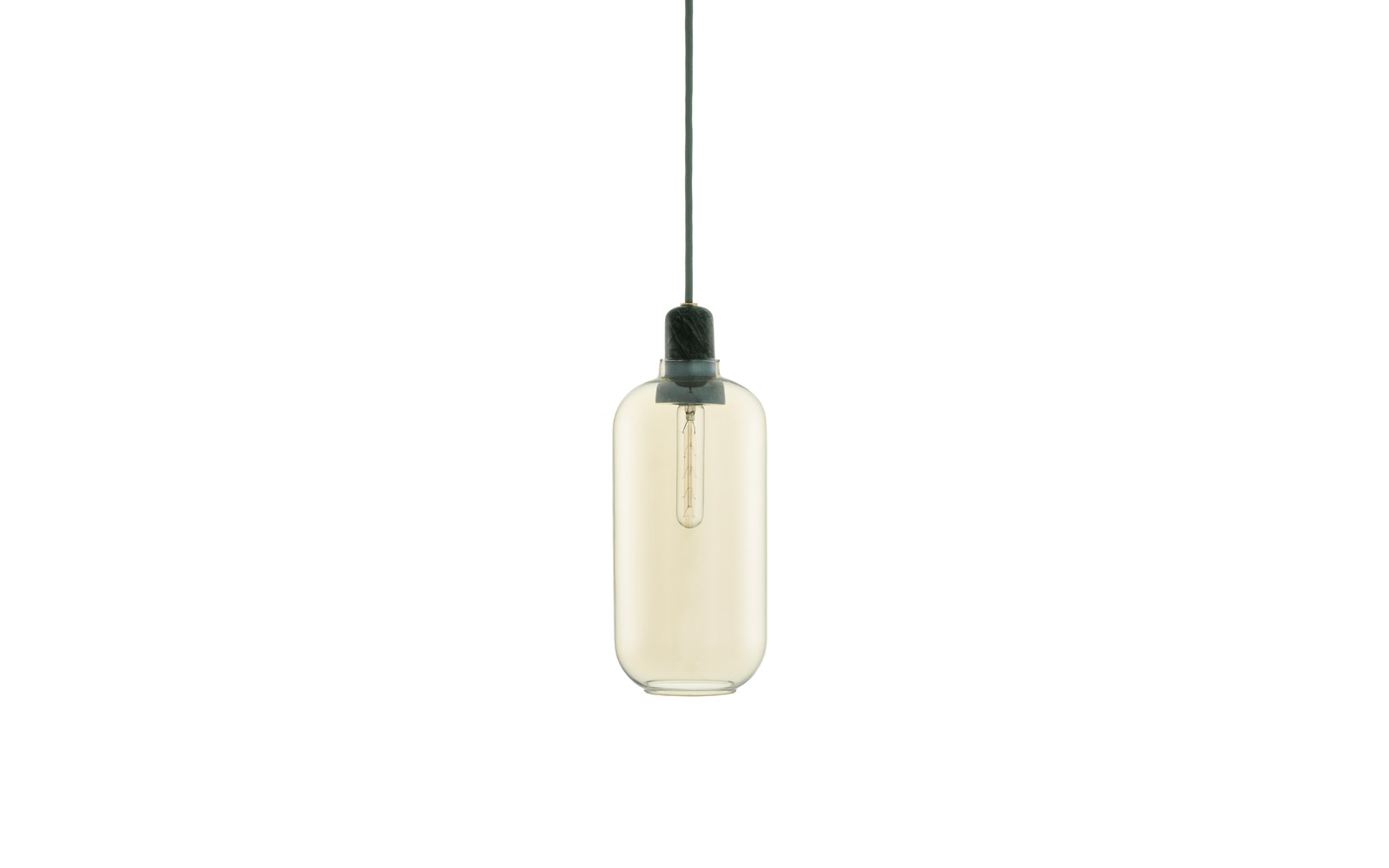 Amp Lamp Large EU Gold/Green
