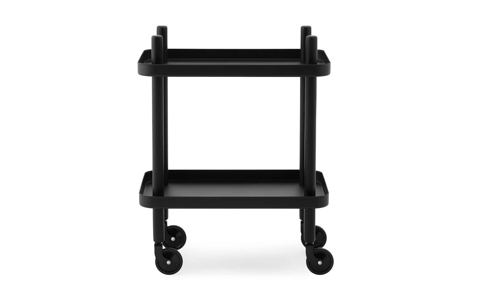 デンマーク ノーマン・コペンハーゲン ワゴン ブロックテーブル ZR24444 Block Table | Mobile side tabel in a light design
