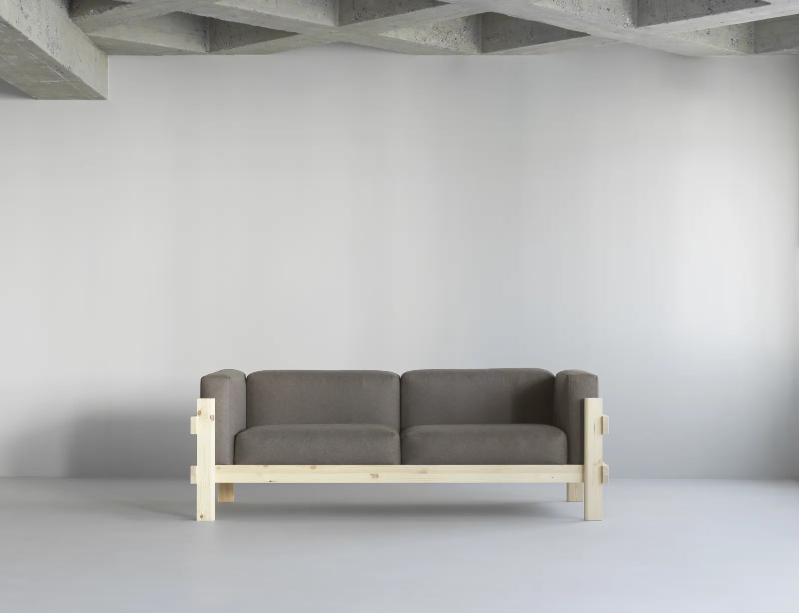 Normann Copenhagen Kube Sofa 3-Sitzen Kiefer