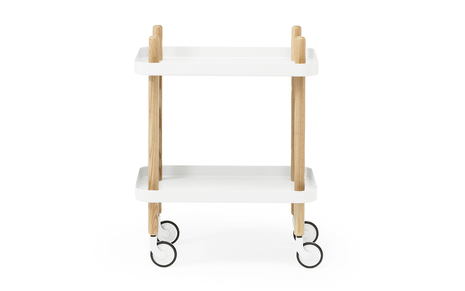 normann  Block テーブル ホワイト① Block Table Ø45 cm White