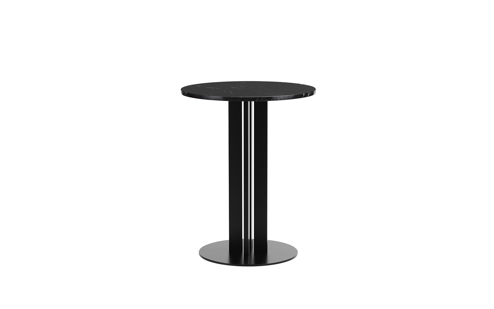 Scala Table H75 Ø110 cm Marble Black | Normann Copenhagen