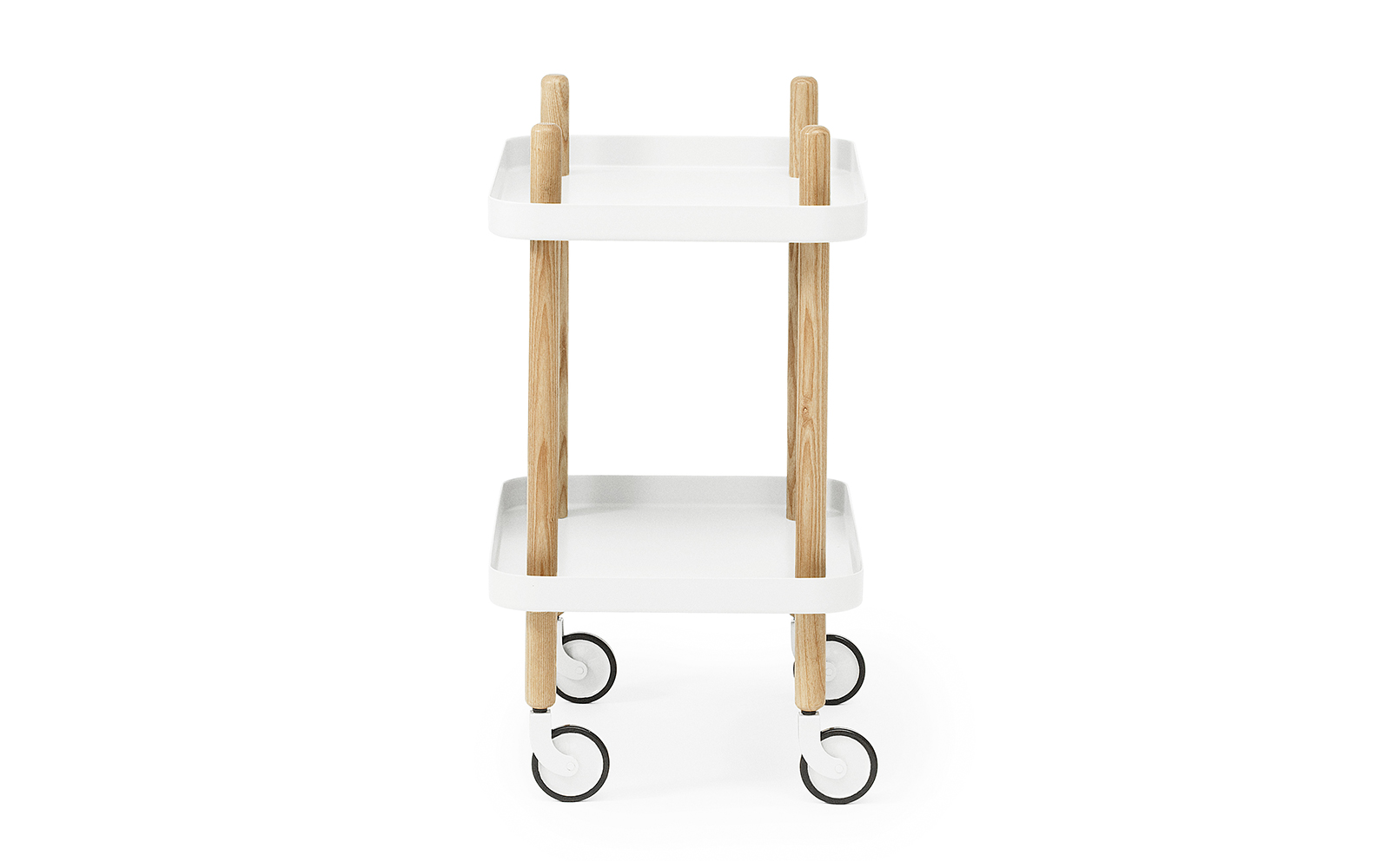normann  Block テーブル ホワイト① Block Side Table in White - A versatile piece of furniture.