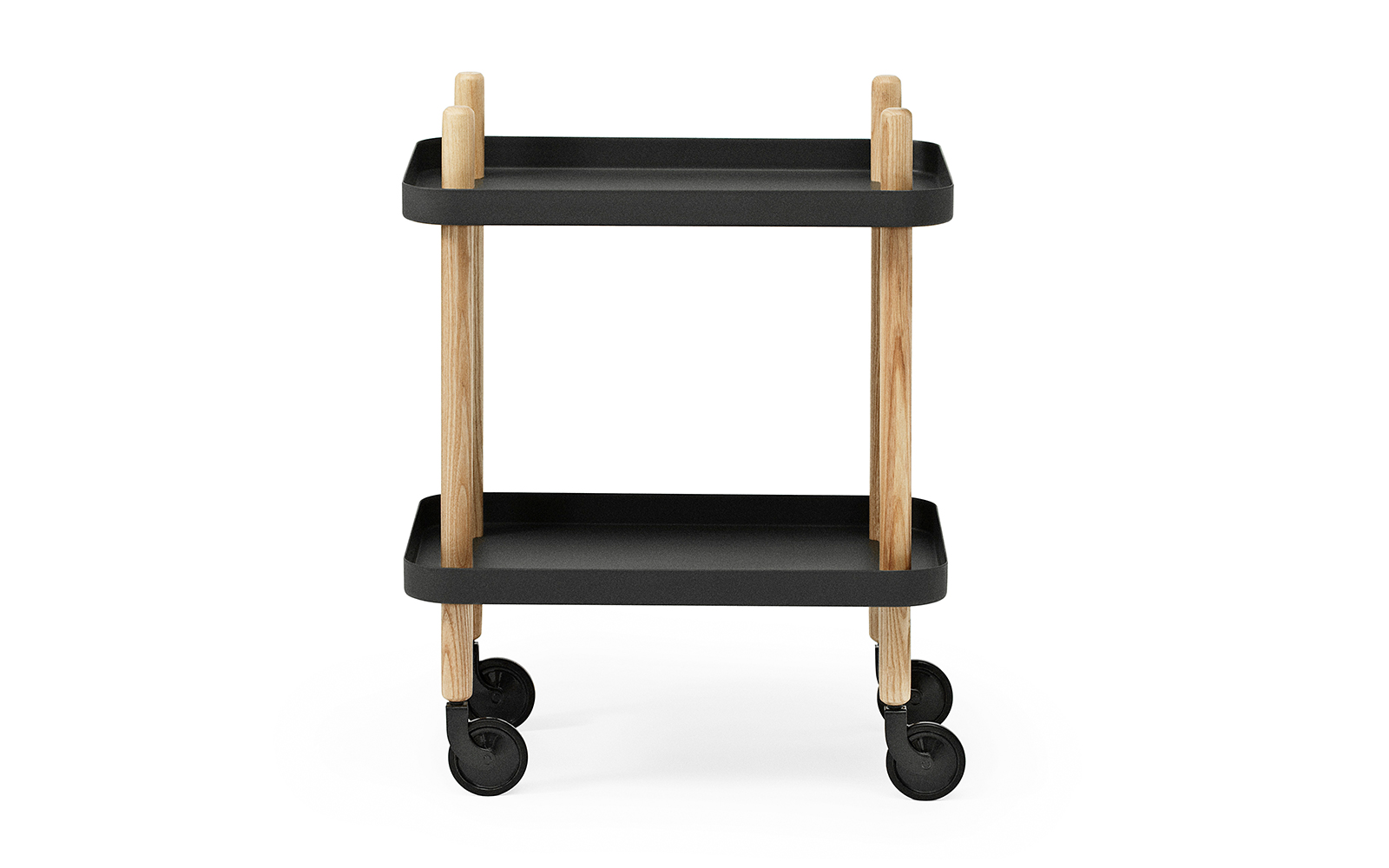 Block Table Ø45 cm White