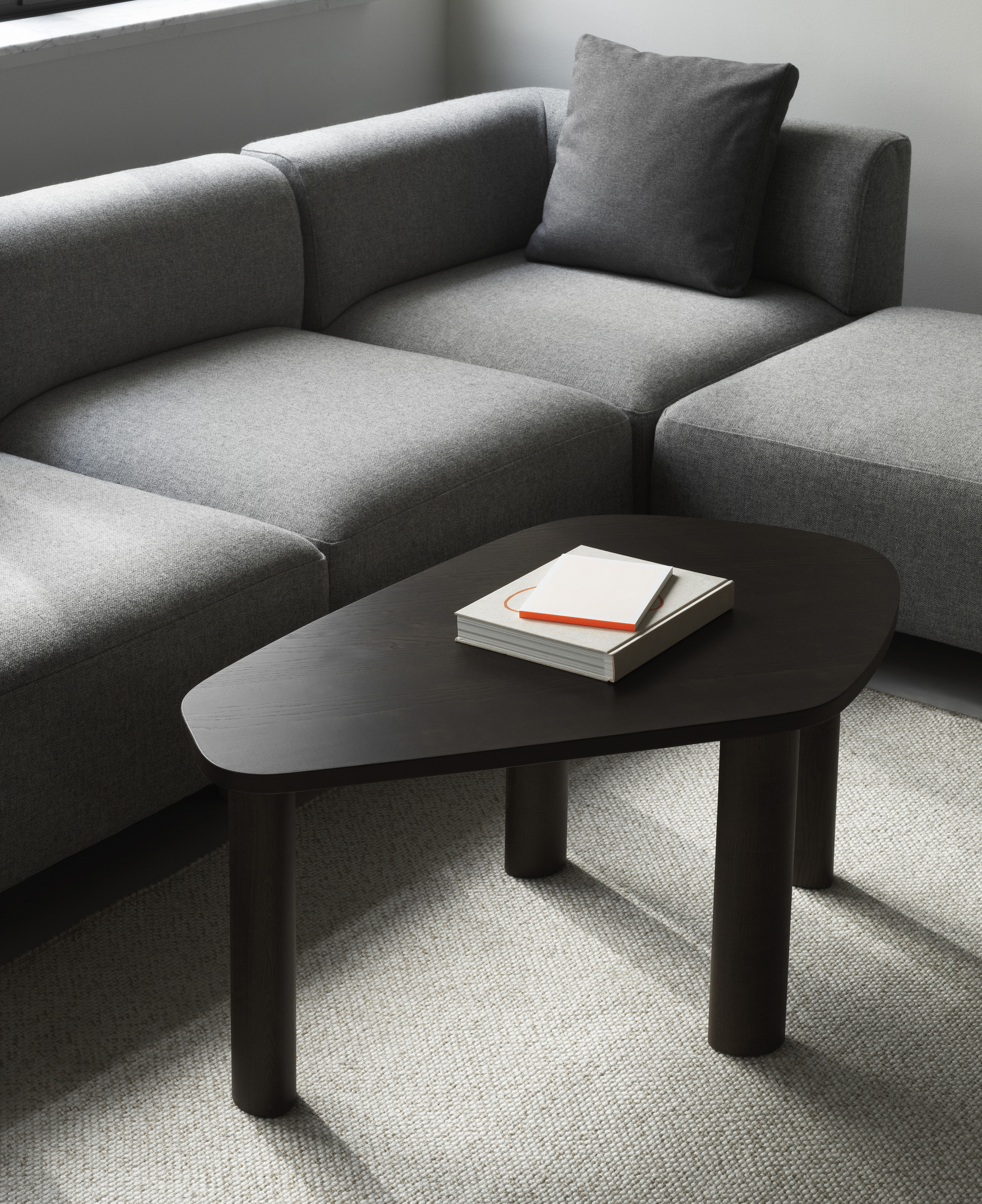 Sculp Coffee Table Large Brown Stained Ash by Normann Copenhagen, image 4