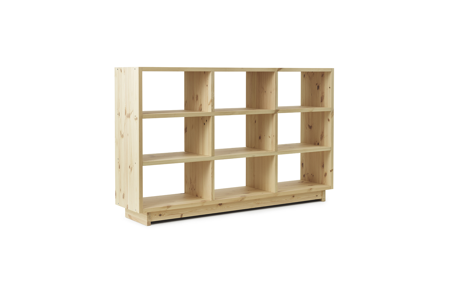 One Step Up Bookcase| high | white steel and ash