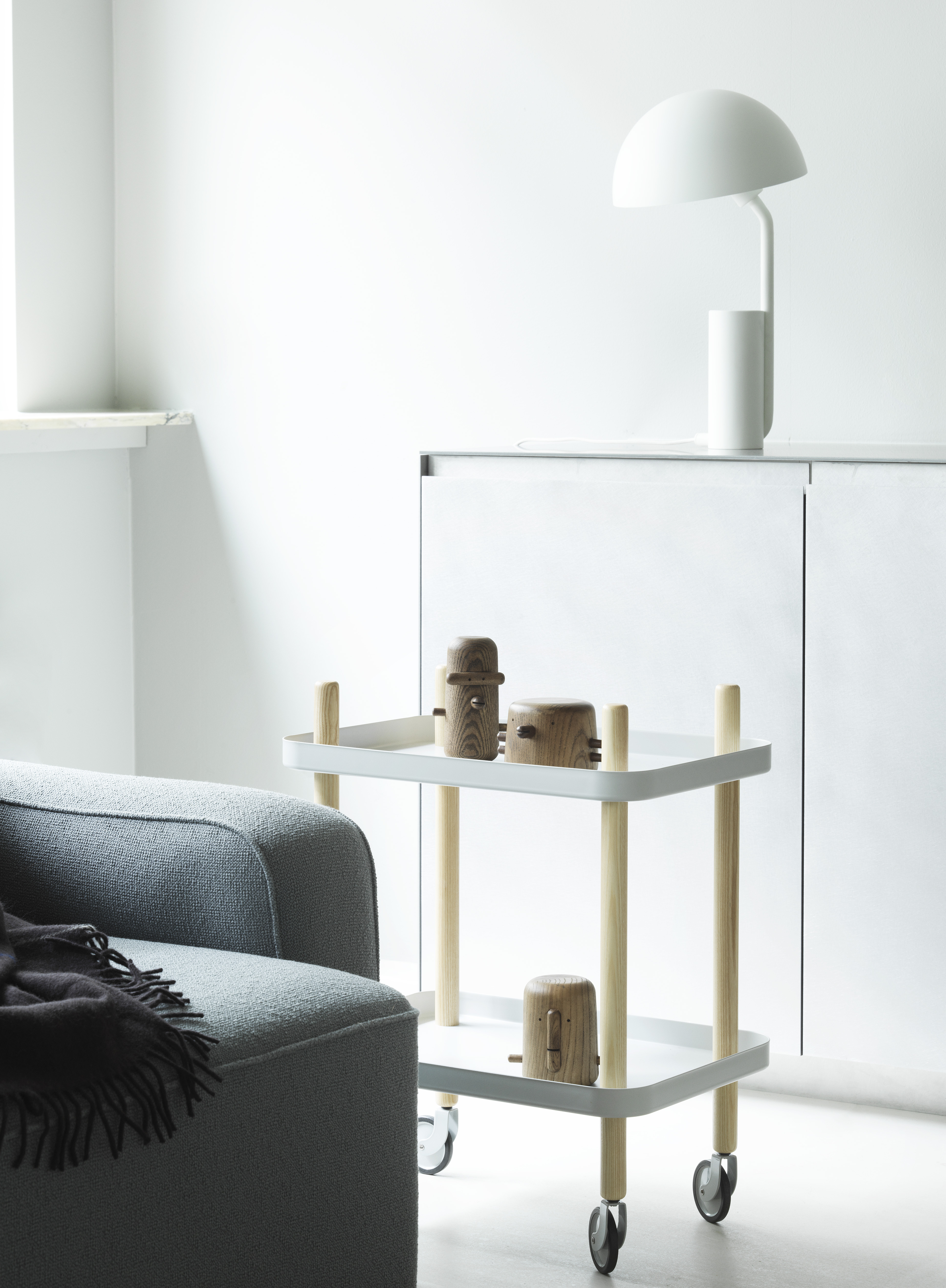  normann Block Store Design Danish – Table Block ホワイト① テーブル サイドテーブル・ナイトテーブル・ローテーブル