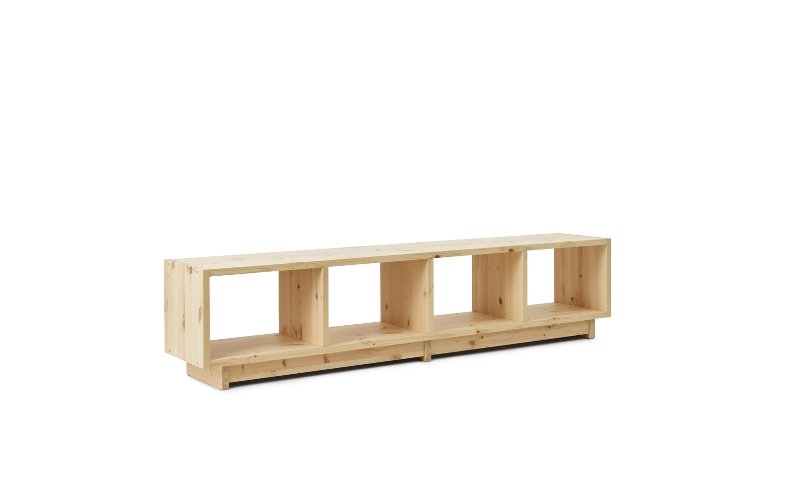 本棚・本収納 Normann  ONE STEP UP BOOKCASE One Step Up Bookcase | low | white steel and ash