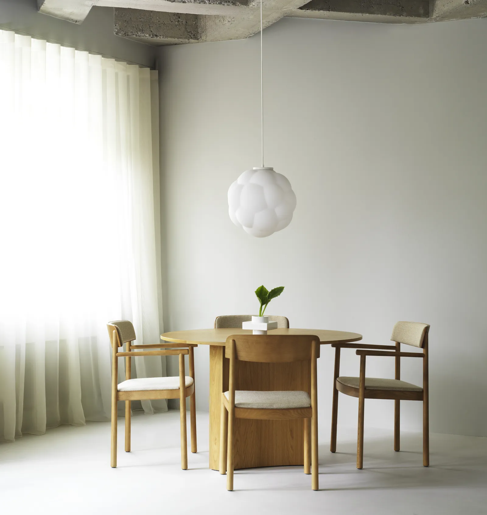 Timb Lounge-Sessel gepolstert Tan / Hallingdal 220