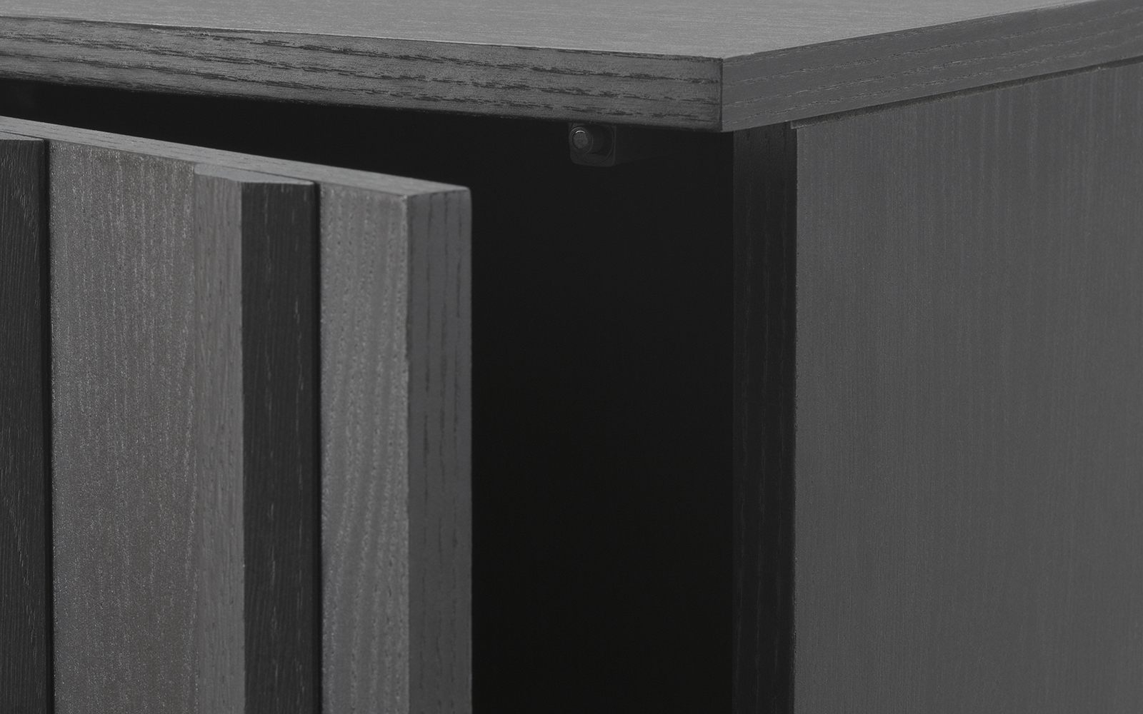 Rib Cabinet High Soft Black by Normann Copenhagen, image 3