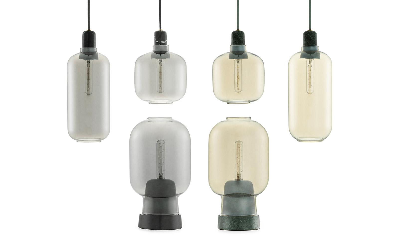 Amp Lamp Large EU Smoke/Black
